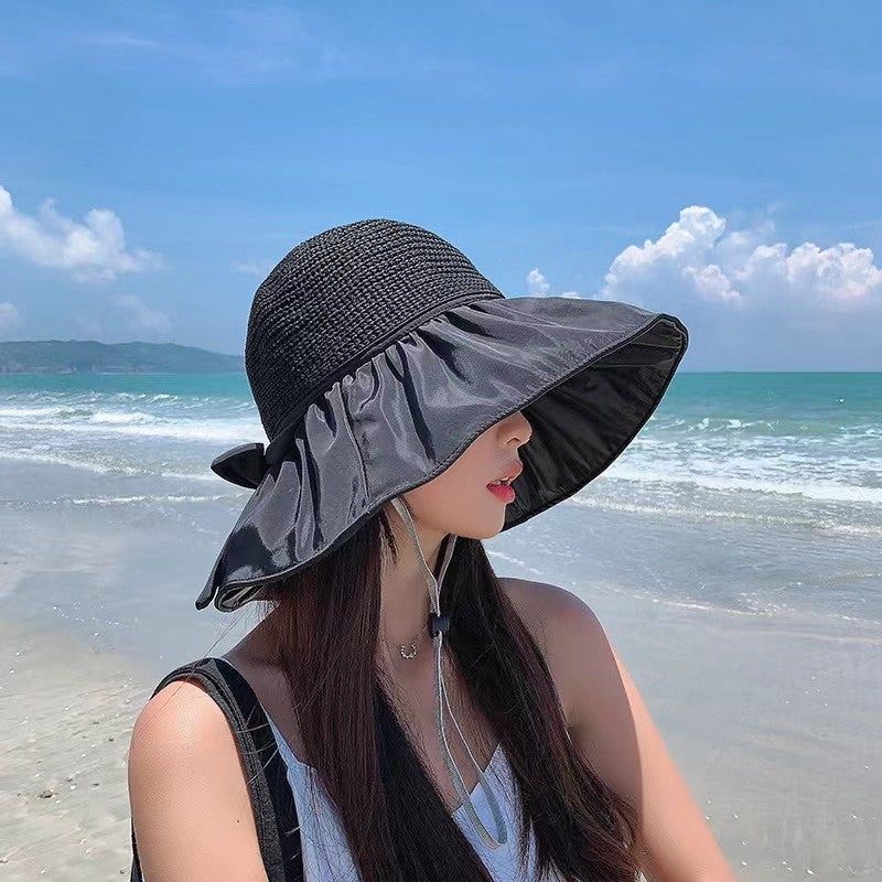 UV Protection Face Folding Hat