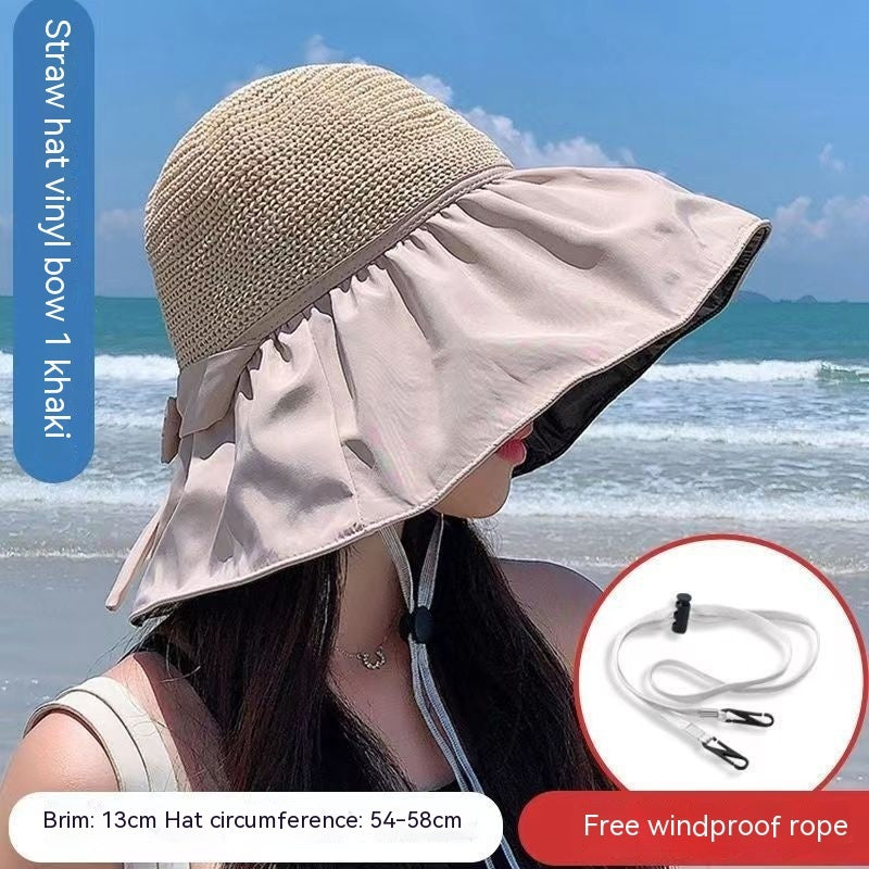 UV Protection Face Folding Hat